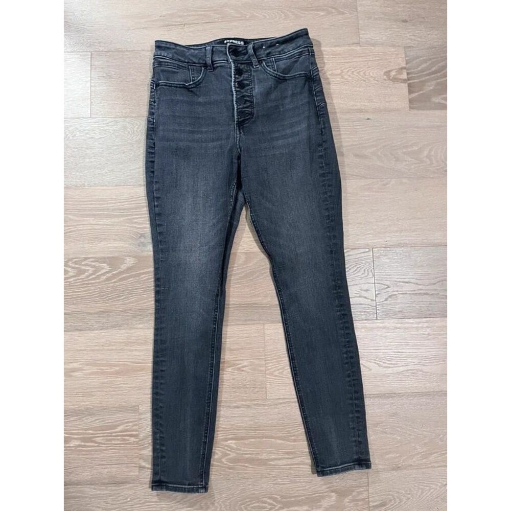 Express Perfect Curves High Rise Ankle Legging Jeans Size 4